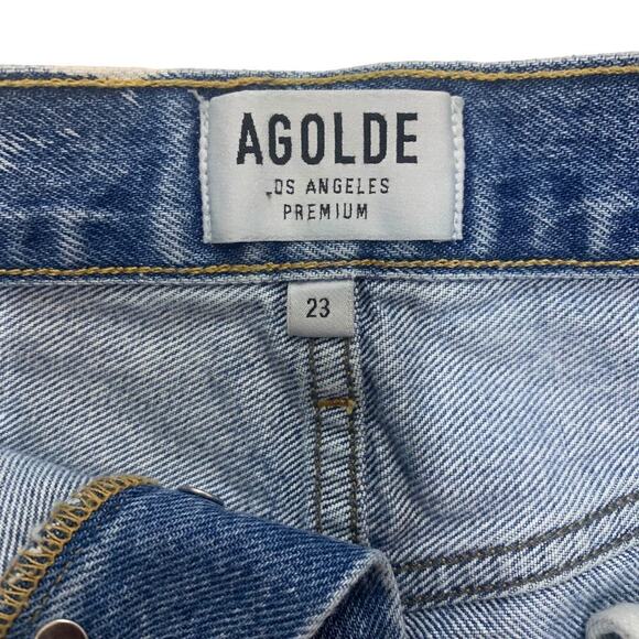 AGOLDE Parker Vintage Cut Off Short Swapmeet SZ XXS - Picture 3 of 11